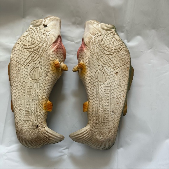 🐟👣 Men’s Fish Style Flip Flop Shoes – Size 40/41M 👣🐟 - Picture 5 of 7